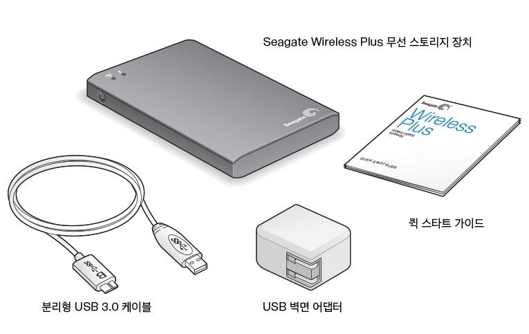 소개 Seagate Wireless Plus 구입을축하합니다. 이장치를사용하여어디서나디지털미디어를휴대하고이를 Wi- Fi 지원태블릿, 스마트폰또는컴퓨터로스트리밍할수있습니다. 스위스알프스산에서하이킹을즐기며좋아하는음악을듣는다고상상해보십시오.