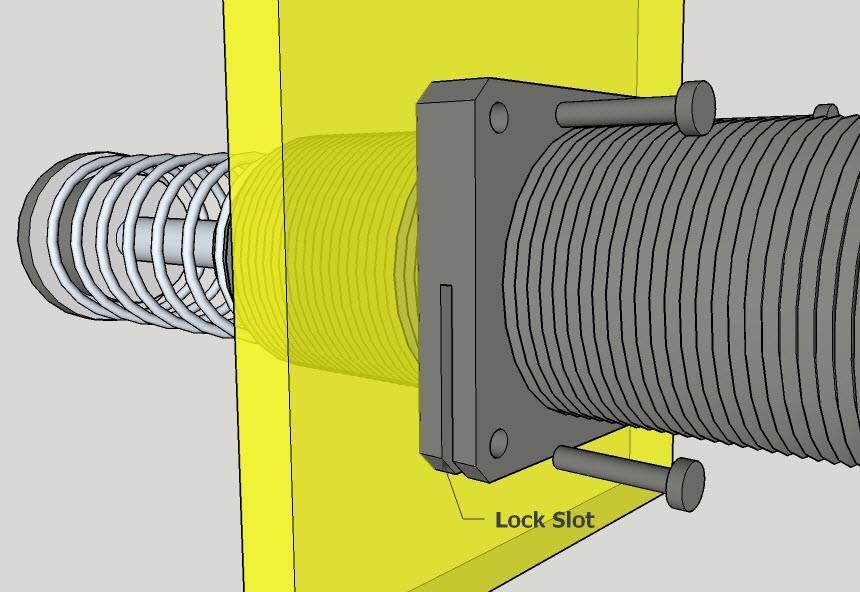 FLANGE 고정방법 FLANGE 위치고정이끝나고 Lock Bolt 를조여주면 Lock Slot 에압력이가해져위치고정이정 확하게이루어지며 Shock Absorber 나 Flange 를제거하려면 Bolt 만풀어주면됩니다. 사용하기 전에도각종 Bolt 가조여졌는지확인후사용하십시오.