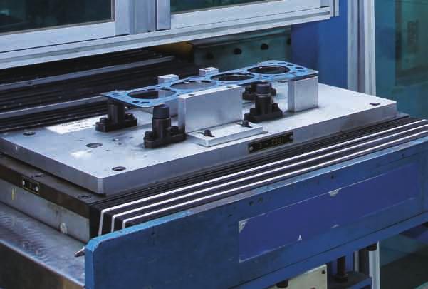 output, and lighter in weight. The metal line of our company has been designed as a flowing production method allowing efficient line balance to be maintained.