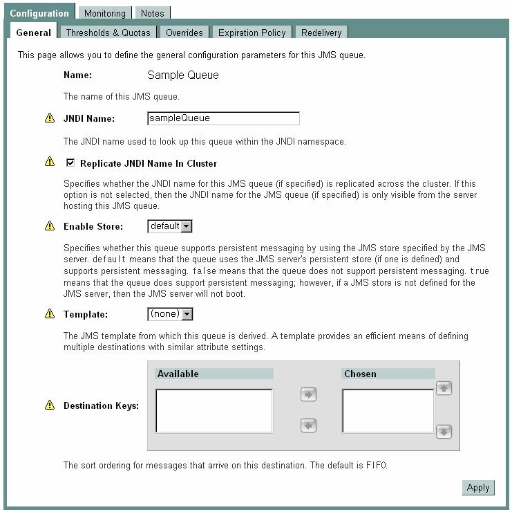 JMS Administrated Object 관리 WAS 또는 JMS Server