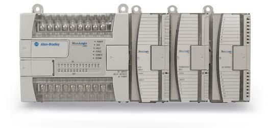 을스캔할수있도록함 I/O 모듈확장옵션선택가능 Micrologix 1200 컨트롤러에내장되어있는 I/O 가부족할경우에는최대 6 개의디지털및아날로그확장모듈을사용할수있습니다.