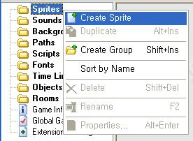 1. Choose Sprites