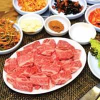 ALL YOU CAN EAT KOREAN BBQ A B ORIGINAL AYCE $9 per guest PREMIUM AYCE $9 per guest Includes Mini Octopus, LA Short Ribs, Shrimp () Single person AYCE upcharge