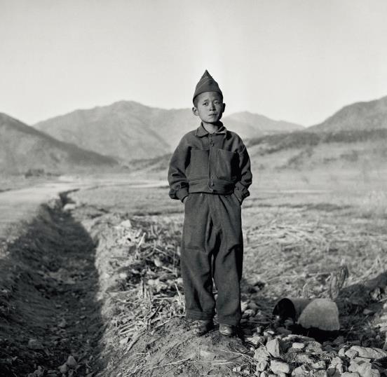 한국전쟁 의일원이었던젊은한국인보이 1952~1953 년, 한국 Corée du Sud, 1952-1953.