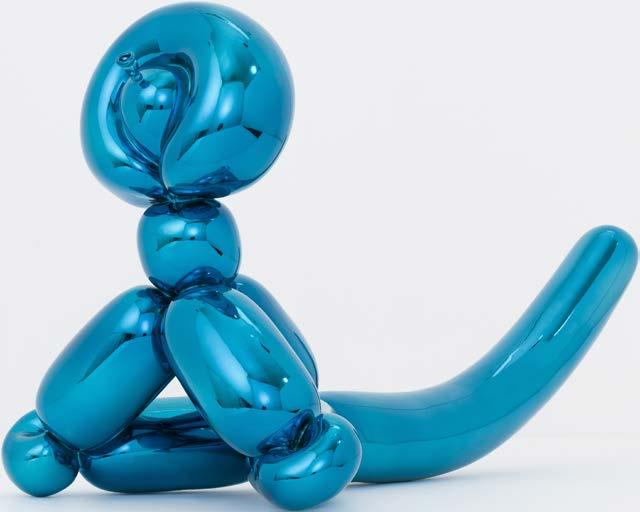 Balloon Monkey (Blue), 2017 Signed and numbered Porcelain, edition of 999. 25 x 21 x 39.2 cm I 9.8 x 8.2 x 15.