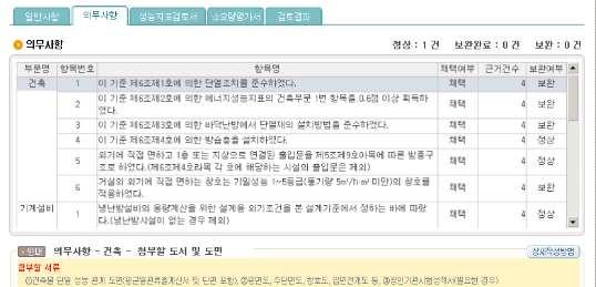 4. 에너지절약계획서검토 설계도서조회 - 의무사항,