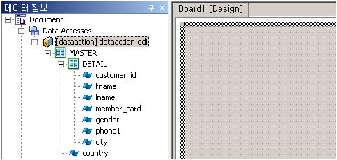 OZ User Data Store Manual Board "ODIKey" "dataaction", "DataSet" "MASTER", "Field" "country",