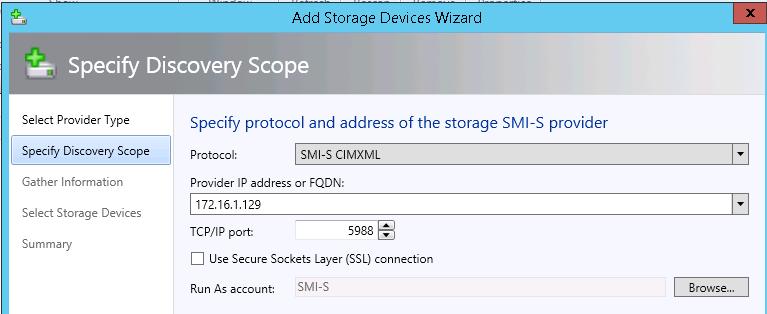 4 장 : 솔루션구축 VNX Block 추가및관리 VNX Block 스토리지를 SCVMM 에추가하려면별도의서버에 EMC SMI-S Provider 를설치하고 SMI-S Provider 에 VNX 스토리지시스템을추가해야합니다. EMC SMI-S Provider 릴리즈노트에서 EMC SMI-S Provider 설치및구성에대한자세한정보를확인할수있습니다.