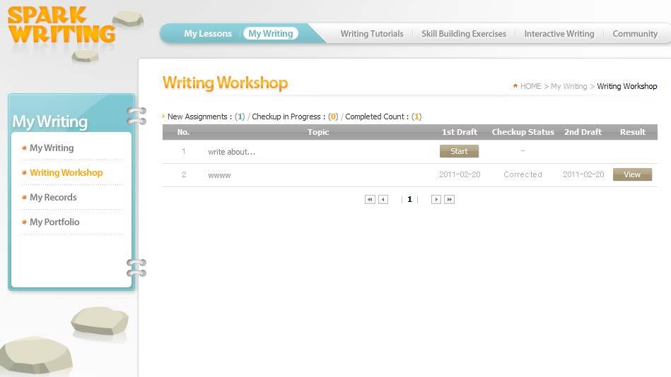 Writing Workshop Writing Workshop 은정규수업외에각학원에서별도의과제를제시하는코너입니다.