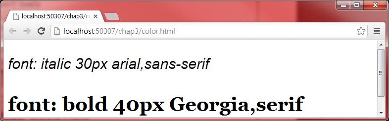 폰트축약기법 <!DOCTYPE html> <html> <head> <style> p.style1 { font: italic 30px arial,sans-serif; } p.