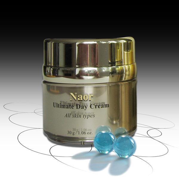 Naor Ultimate Day Cream A biotechnological breakthrough, Naor Day Cream contains a unique combination of innovative, safe, natural ingredients that tighten, lift & reduce the visible signs of skin