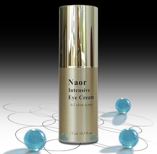 Naor Intensive Eye Cream The thinnest skin on the human body is around the eyes. Naor Eye Cream is a breakthrough product which targets the three concerns surrounding the eye area, i.e. wrinkles, dark circles and dryness.