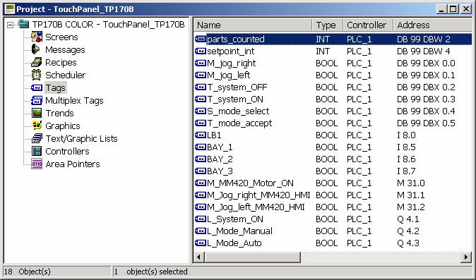 Ch11 Ex1: HMI 인터페이스로서의데이터블록