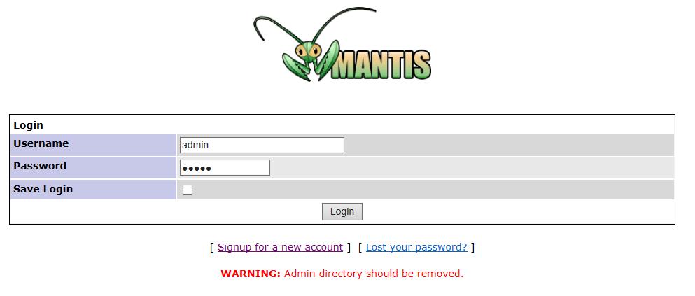 Mantis_ 사용방법 ( 로그인 ) http://dev.