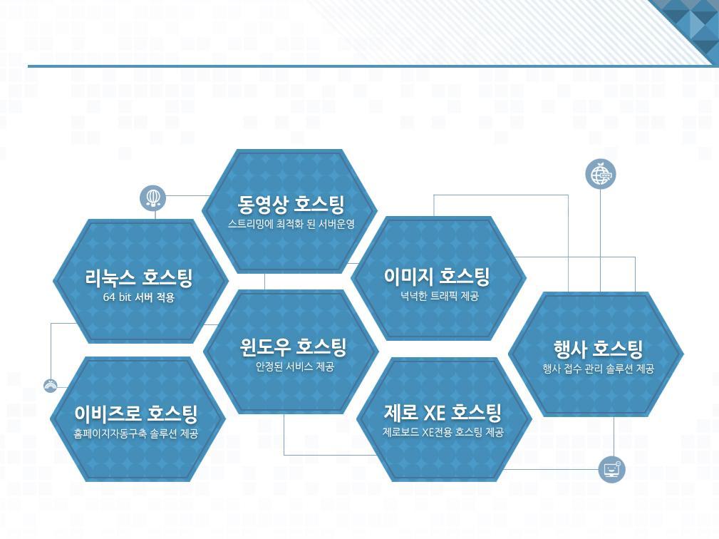 2. 서비스호스팅서비스 블루웹의호스팅서비스는 15 년간 40 만고객으로부터인정받은고품질서비스를자랑합니다.