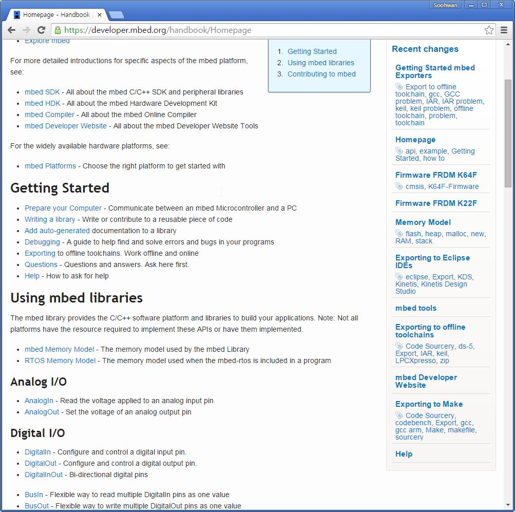 org/handbook/homepage mbed libraries (APIs,