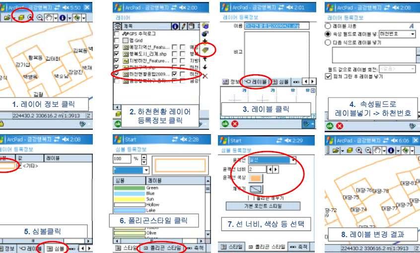 나. 레이어등록정보(