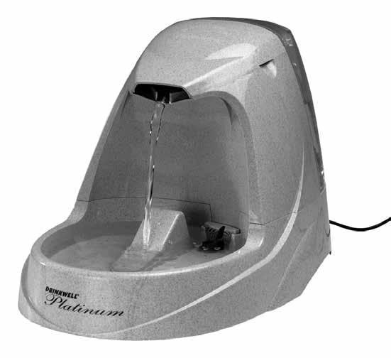 Operating Guide 사용설명서 D2KA-RE Platinum Pet Fountain - 5 Litres