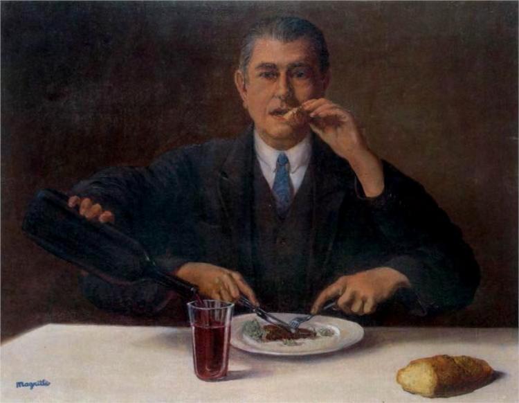 르네마그리트 René Magritte The magician (Self-portrait