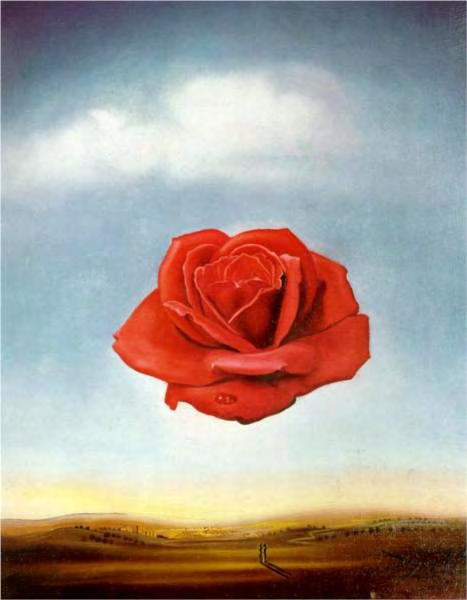 살바도르달리 Salvador dali Meditative Rose