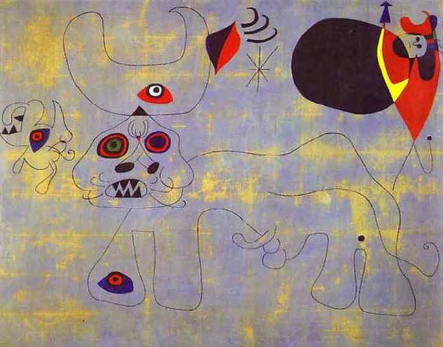 호안미로 JOAN MIRO The Bull Fight