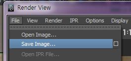 file>save image : 현재이미지저장 IPR 렌더링 :