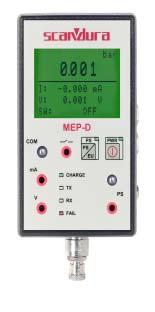 The Scandura Group: Field Operations MEP-D: MEP embeds the Display NEW The wide display allows simultaneously to visualise the: reference pressure value and the related measurement units transmitter