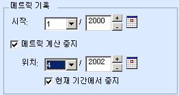 사용가능한메트릭드롭다운목록에서데모유니버스를선택합니다. 3. 평균단위비용을강조표시한다음제거를클릭합니다.