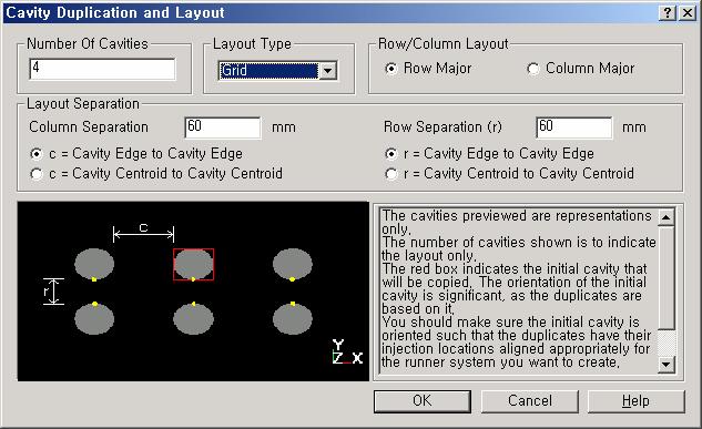 4) Sprue 방향을 + Z 축이되도록회전 Modeling Tools의 Copy,
