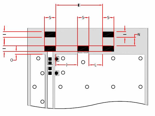 Rufa 2.4 GHz SMD ntenna. 5839 / 5887 8 ntenna dimensions Rufa Left Rufa Right L W H Length Width Height 12.8 ± 0.2 3.9 ± 0.2 1.