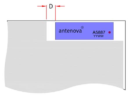 The impedance of the antenna should be measured before selecting suitable matching components. ntenova offers this service on request. Contact info@antenova.com for further information.