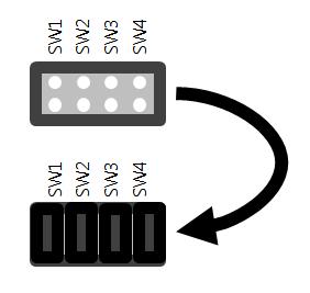 Delfino EVM 에서그림 7-14 와같은스위치회로는다음과같이연결되어프로세서로신호를 전달하게됩니다.