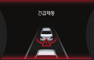 차량속도 60km/h 이상 180km 이하 좌 / 우측차선이구분되는도로주행상황 후측방에차량이감지될때 10km/h 이하로후진시 후측방경보시스템에대한자세한내용및주의사항은제공된취급설명서 5 장 52 페이지를참고하시기바랍니다.