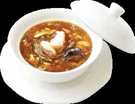 over the Wall Shark s Fin Soup with Crab Meat Hot and Sour Soup Mixed
