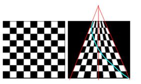 A Morphology Technique-Based Boundary Detection in a Two-Dimensional QR Code 이와같이, 원본이미지에서얻어온 4개의꼭짓점좌표와그에대응되는 4개의좌표로 a h 값을구할수있다. 원본이미지에서추출해서담을이미지의 ( ) 좌표에대해대응되는 ( ) 좌표를계산하여값을채워주는방식으로이미지를만들수있다. [Fig.