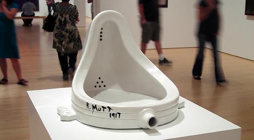 [Fountain](1917) Marchel Duchamp (MOMA)