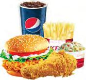 Combo (01 pc Hot & Spicy Chicken + 01 Zinger burger + 01