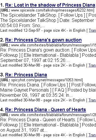 princess diana 의검색결과
