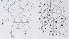 b)sio2 + ion. c) Partially crystallized glass.