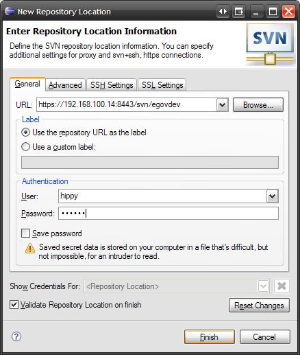 네트워크를통해서여러사람이접근 SVN에서는 Berkeley DB(Default) 또는파일시스템