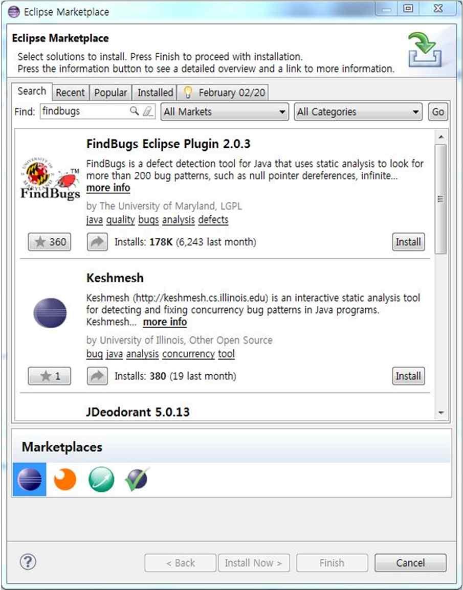 Findbugs v How to install for Eclipse