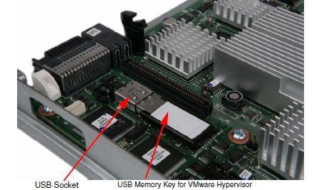 7. 서버구성요소 > 내장하이퍼바이저지원 IBM Blade HS22 는가상화홖경지원을위핬내장 USB 디스크를제공하고있습니다. 가상화 Hypervisor 가 pre-load 된 USB 2.