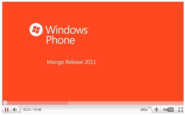 Windows Phone 7 v7.1 http://go.microsoft.com/fwlink/?linkid=213054 버전표기는 v7.