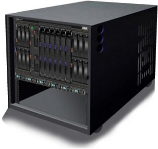 OR BladeCenter S combines servers, storages, switches,
