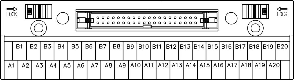 제 7 장입출력모듈 (5) XGF-SOEA 1) 사용가능한보드 단자대 보드 제품명 적용케이블 케이블길이 C40HF-05PB-1B 0.5m C40HF-10PB-1B 1m TG7-1H40S C40HF-15PB-1B 1.