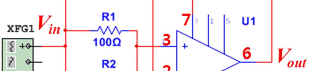 (5) 연산증폭기의공통모드제거비측정 연산증폭기공통모드제거비측정회로 ( 그림 2.