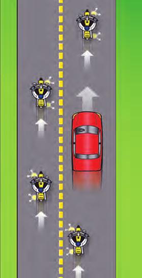 뒷꽁무니를밟는운전자들에게대응할수있는다른옵션들입니다 : 앞브레이크나뒷브레이크중하나를사용하여브레이크등을깜빡이십시오. 차선교체. 도로에서벗어나십시오. 그래도뒷차량이가까이따라온다면양옆으로도피로를열어두십시오. 돌발상황에갇혀버림을막아줍니다그래도뒤의운전자가가까이따라온다면, 왼쪽과오른쪽에대피로를열어두십시오.