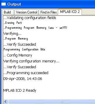 Motor Control - MPLAB ICD2 Settings 창에서가장중요한탭은위중간그림의 Status 탭과맨우측그림의 Power 탭이다. 원으로표시된부분이하드웨어와잘연결이되면 Status탭에있는 Run Self Test 버튼을누르면모두가 Pass 라고표시된다.