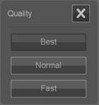 Set quality when scanning to print When copying (scan-to-print), you set general print-quality parameters (Fast, Normal, Best) that apply for the whole copy process (scan and print).