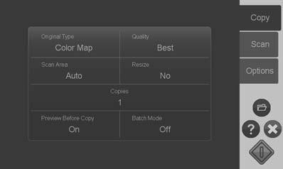 Introduction Scanner software The scanner software runs automatically when you turn on the touch screen.